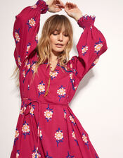 East Stine Floral Print Maxi Dress, Pink (PINK), large