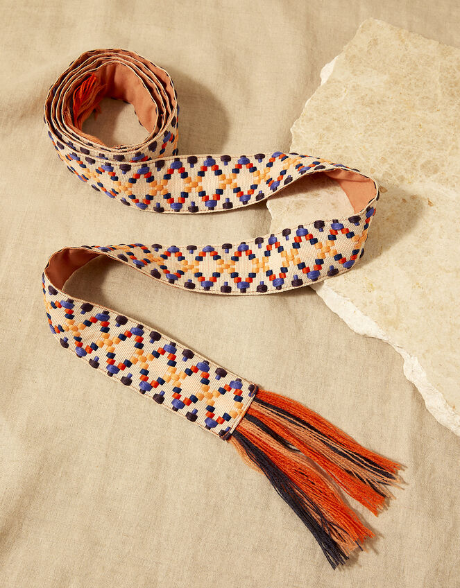 Fabric Tape Fringe Trim Belt , , large