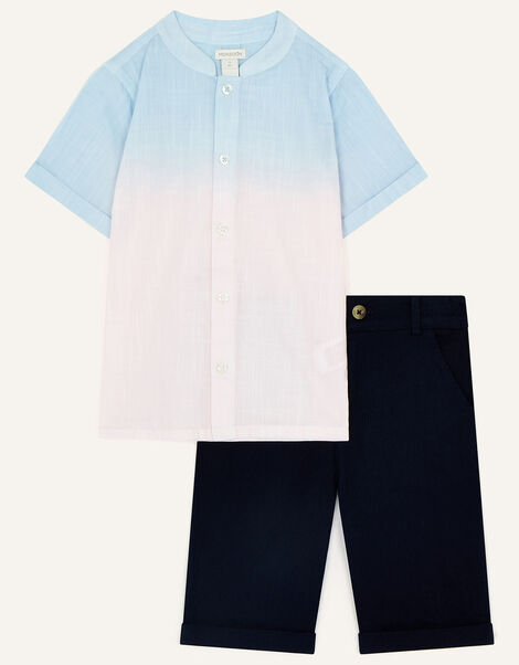 Ombre Shirt and Shorts Set Multi, Multi (MULTI), large