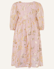 Sundance Foil Chiffon Tunic Dress , Pink (PINK), large