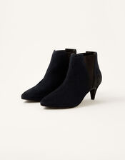Serenity Suede Point Ankle Boots, Blue (NAVY), large