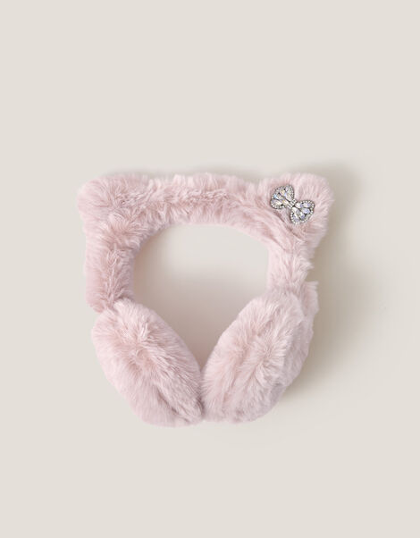 Fluffy Cat Earmuffs, , large