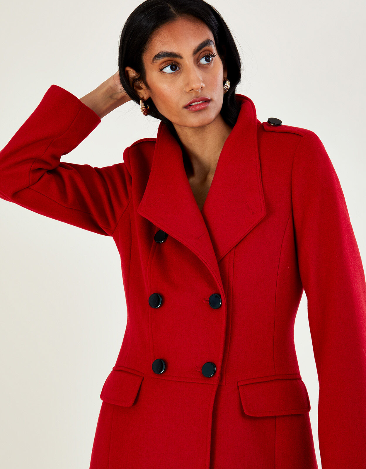 Monsoon red deals coat