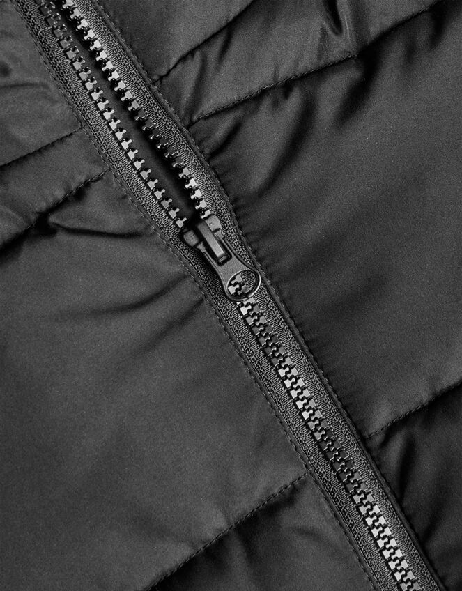 Short Puffer Jacket , Black (BLACK), large