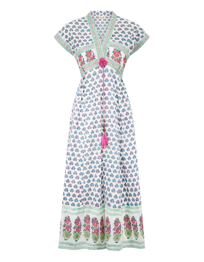 Dessa Block Print Dress, Multi (MULTI), large