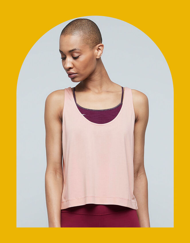 Moonchild Volume Tank Top, Pink (PINK), large