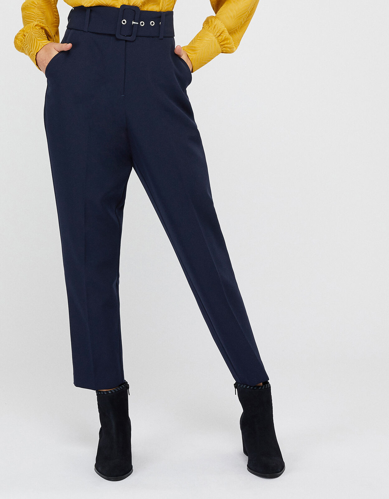 Monsoon navy trousers hotsell