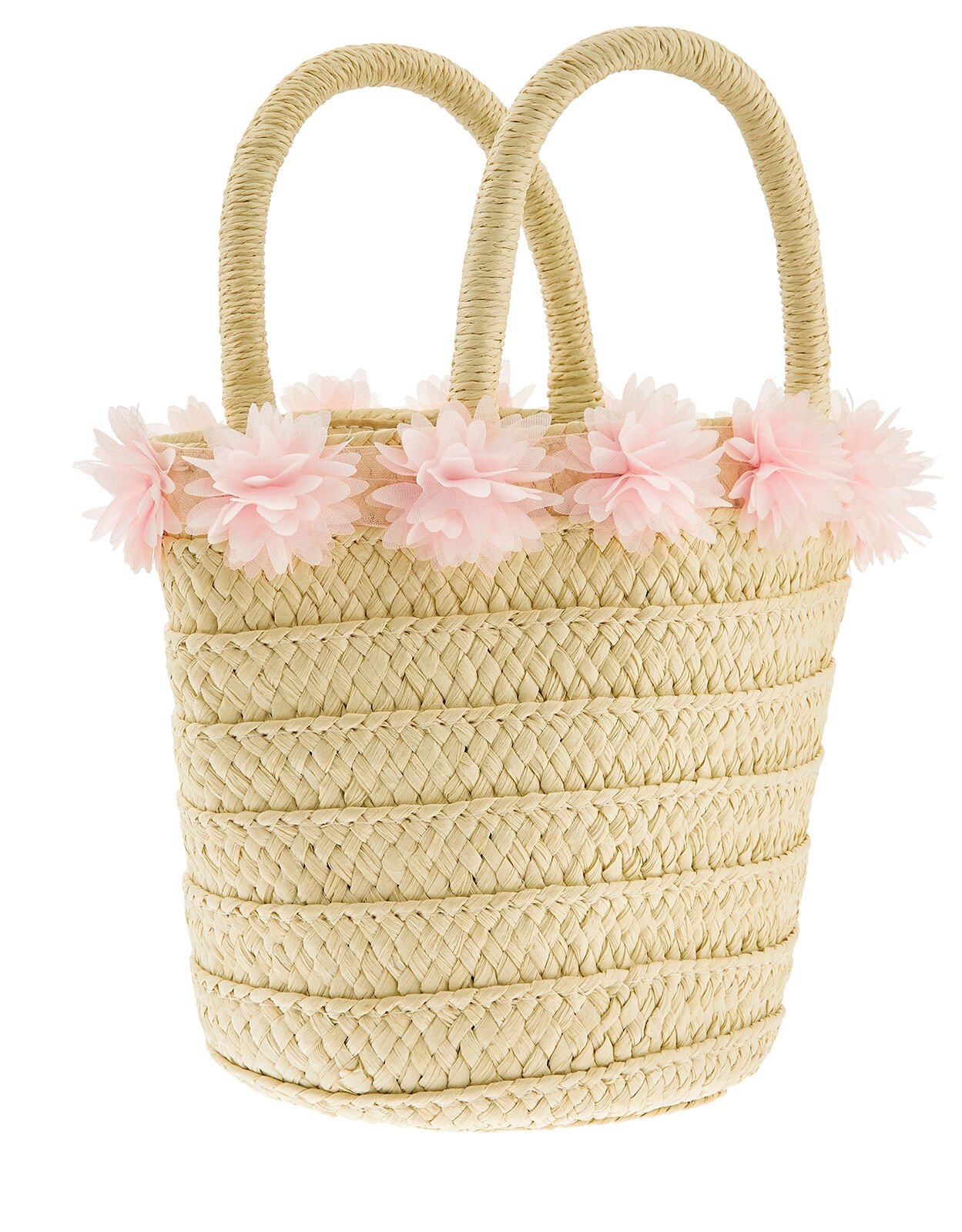Fleur Flower Straw Bag