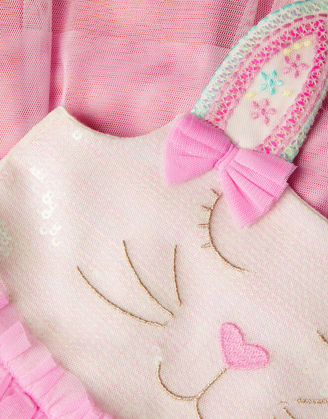Baby Novelty Bunny Disco Dress, Pink (PINK), large