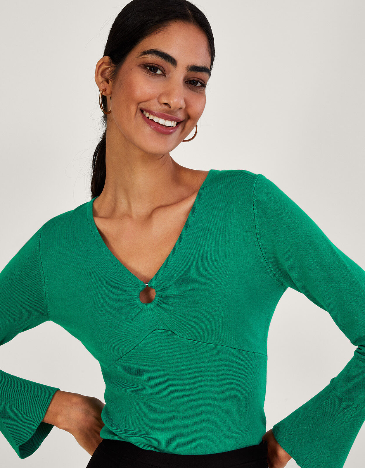 Monsoon green hotsell jumper