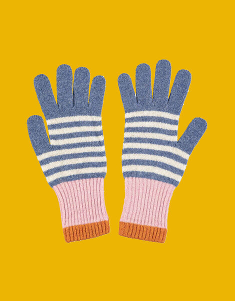 Catherine Tough Stripe Gloves, , large