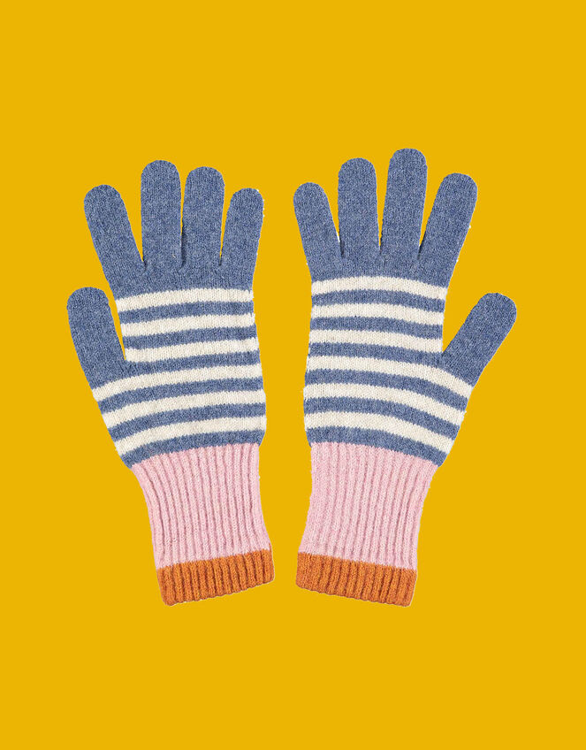 Catherine Tough Stripe Gloves, , large