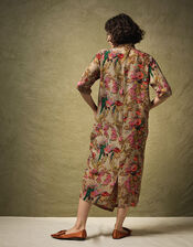 One Hundred Stars Antique Chintz Print Dress, Multi (MULTI), large