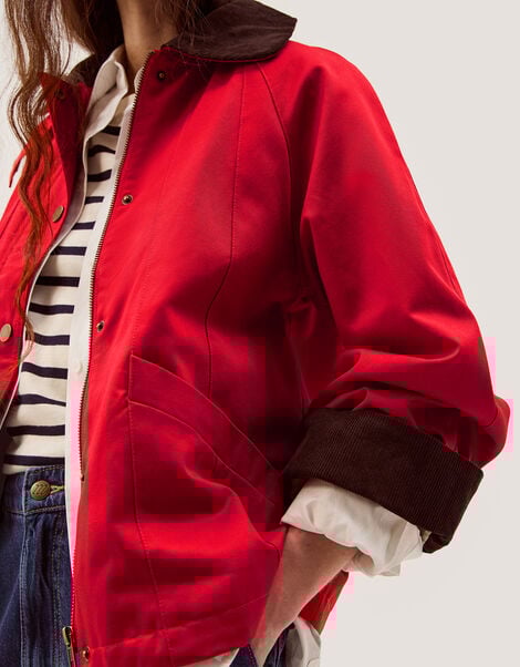 Riley Barn Jacket, Red (RED), large