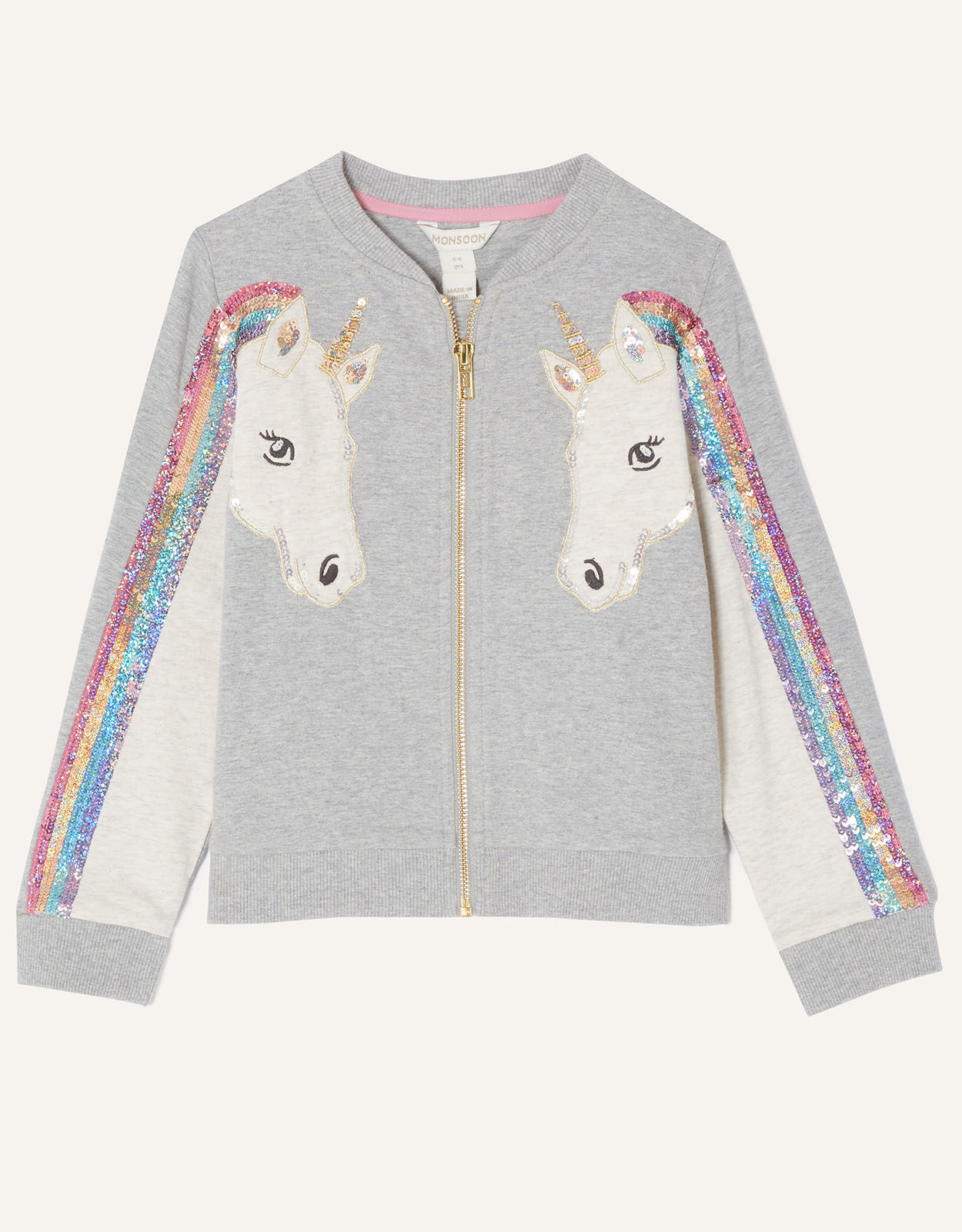 Unicorn Bomber Jacket Grey