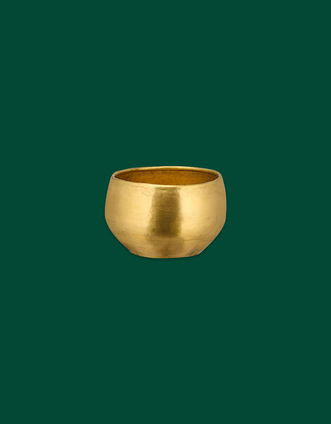 Nkuku Atsu Brass Large Planter, , large
