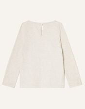 Sleigh Long Sleeve Top, Ivory (IVORY), large