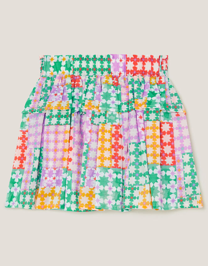 Colourblock Star Print Skort, Multi (MULTI), large