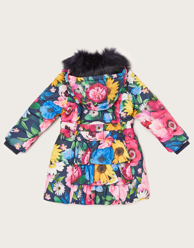 Floral Printed Padded Coat, Multi (MULTI), large