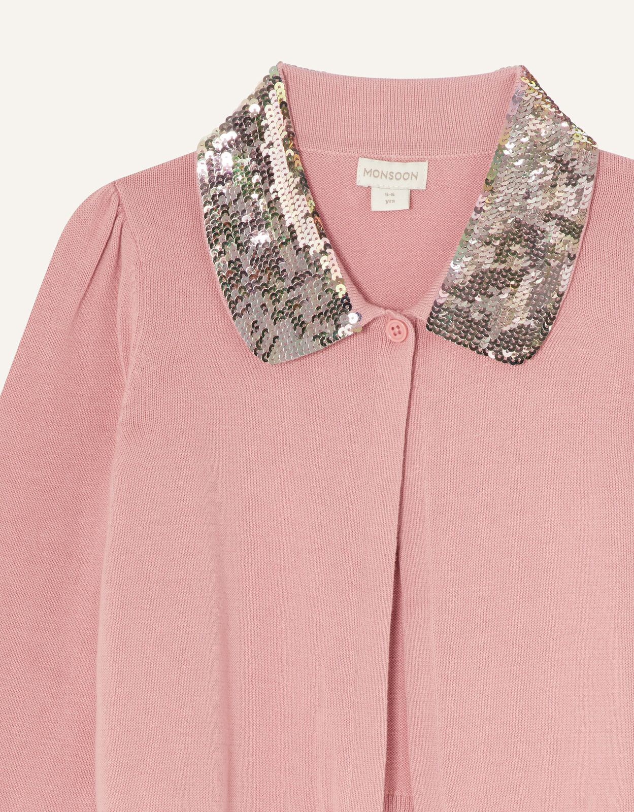 Monsoon store pink cardigan