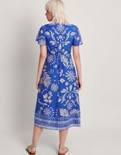 Cleo Tea Dress, Blue (BLUE), large