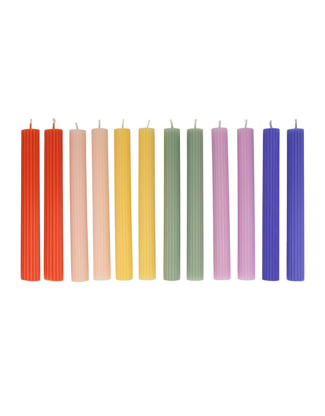 Meri Meri Rainbow Table Candles 12 Pack, , large