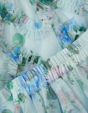 Baby Roma Floral Print Ruffle Top & Skirt Set, Multi (MULTI), large