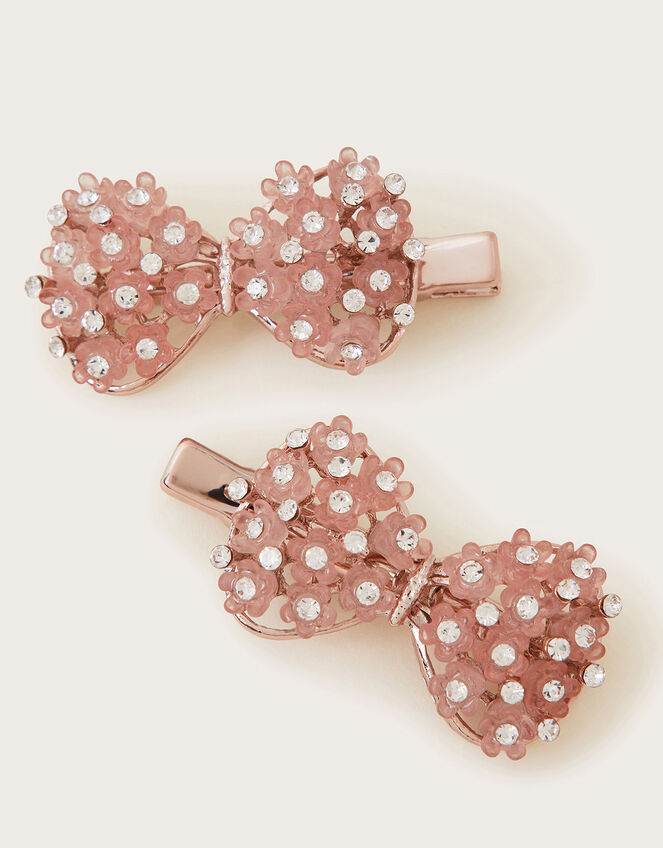 2-Pack Flower Bow Clips, , large