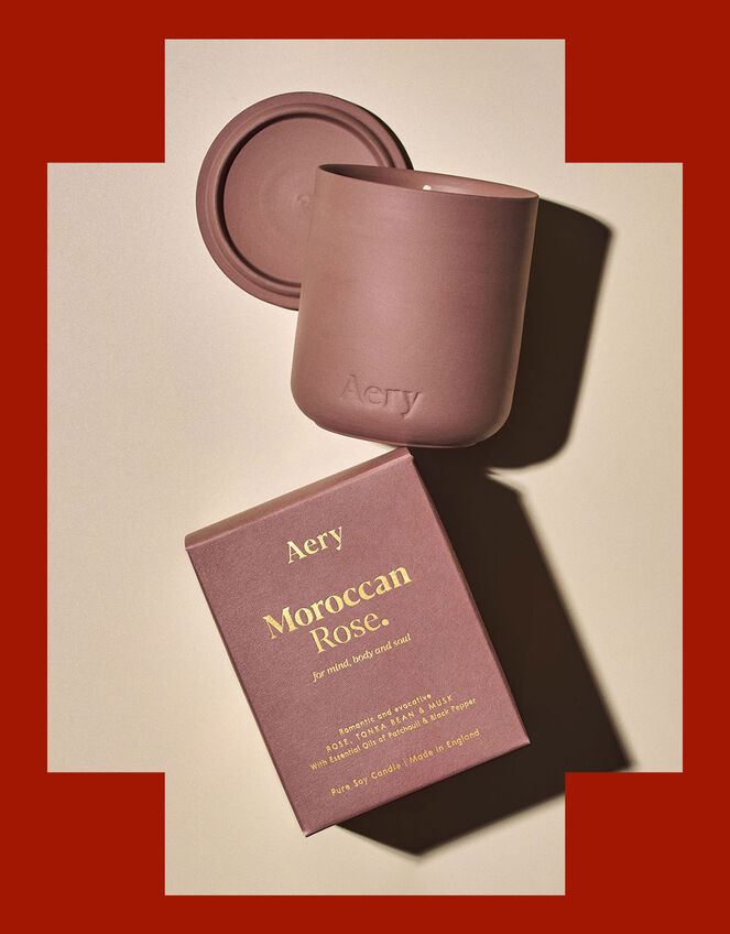 Aery Living Moroccan Rose Candle 280g, , large