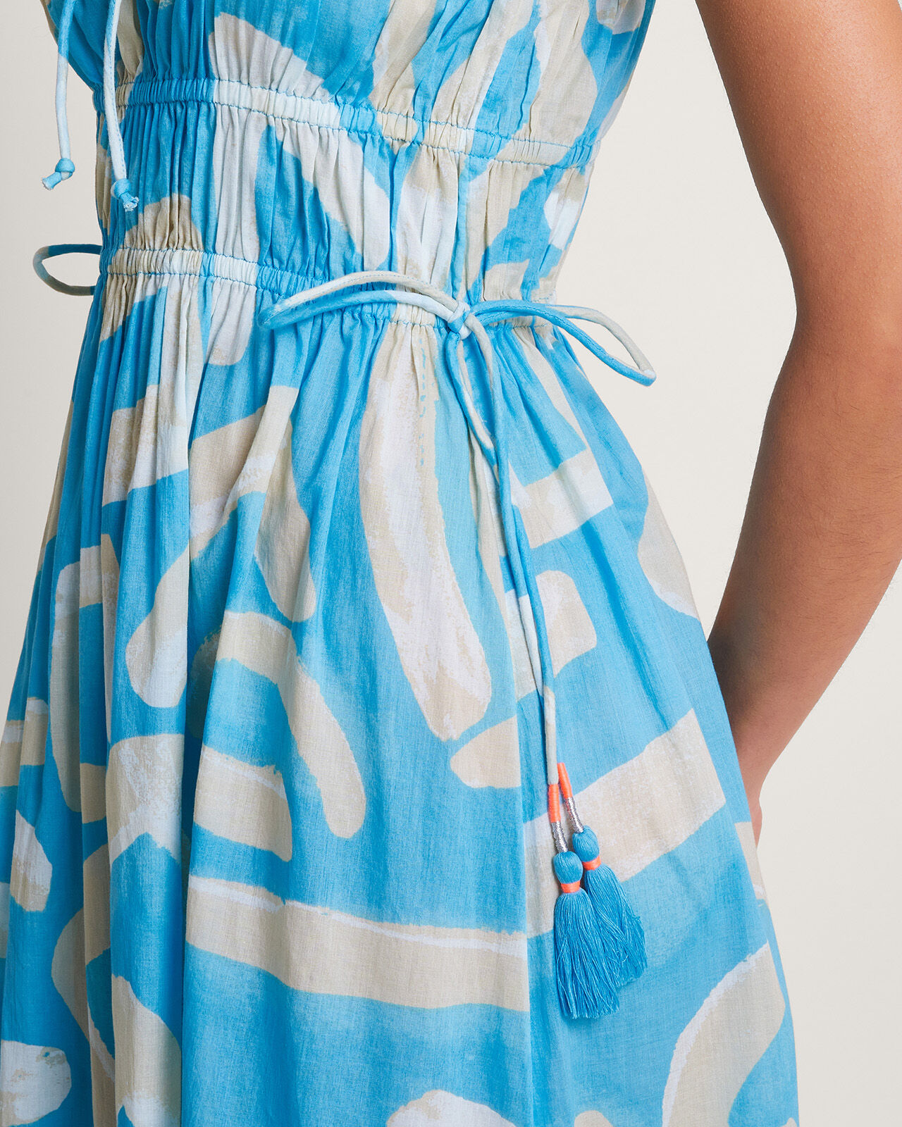 Demi Print Sundress Blue