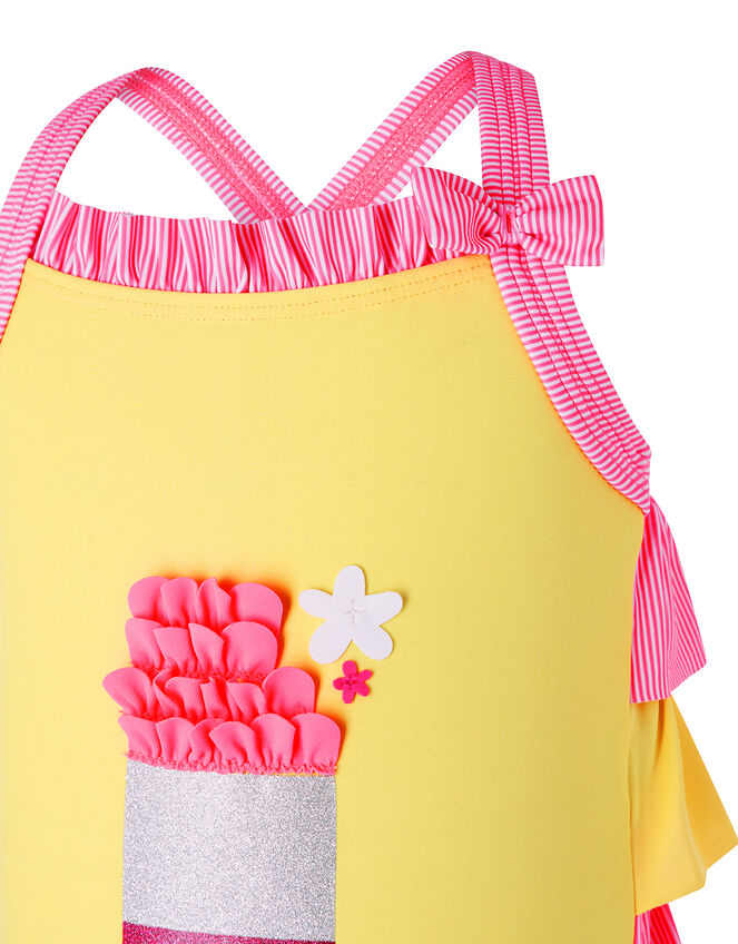 Baby Ice Lolly Colourful Swimsuit, Yellow (YELLOW), large