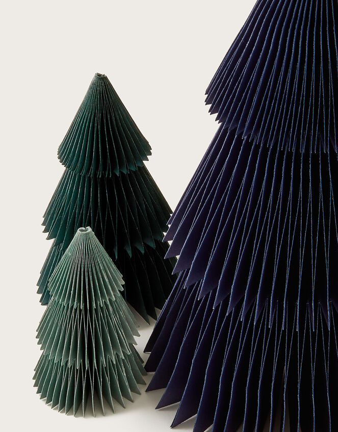 Christmas Tree Paper Decorations Set of Three, , large