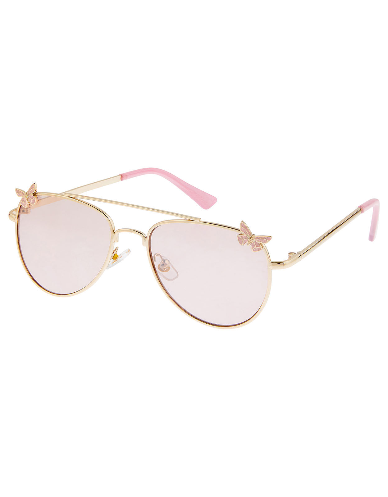 Butterfly aviator sunglasses