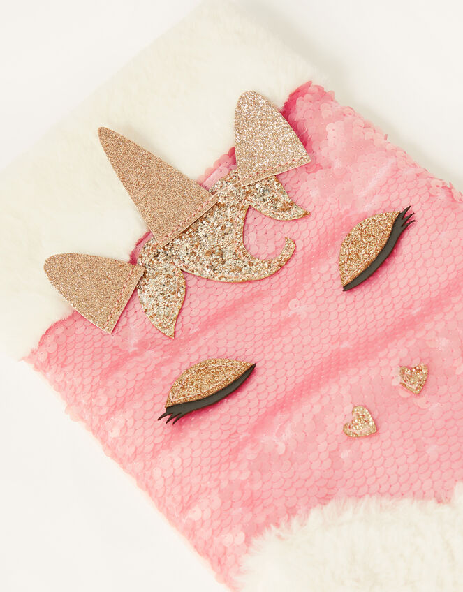 Twinkle Unicorn Sequin Stocking, , large