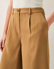 Nina Tailored Longline Shorts, Brown (TOBACCO), large