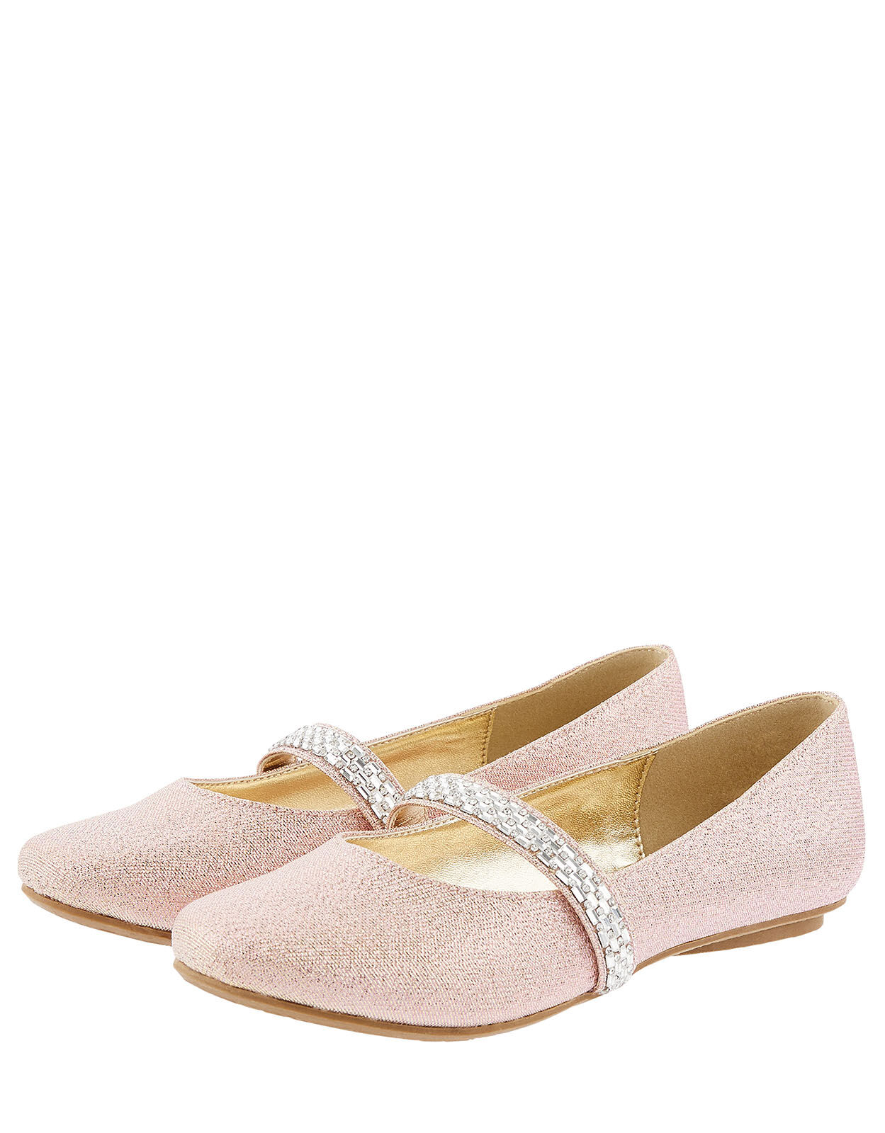 Childrens gold ballerina shoes clearance