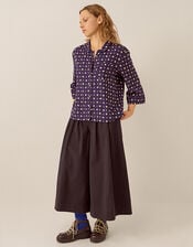 East Rosie Cotton Twill Trousers, Grey (CHARCOAL), large