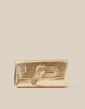 Pippa Bow Clutch Bag, , large