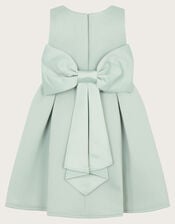 Baby Molly Scuba Bridesmaid Dress, Green (SAGE), large