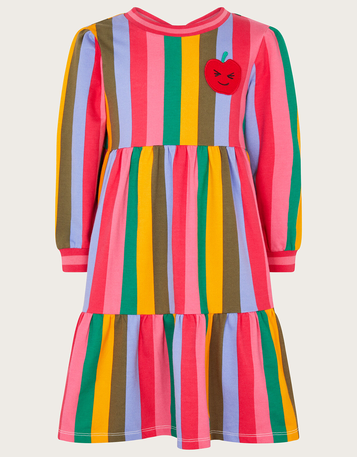 Stripe Jersey Dress Multi Girls Dresses Monsoon Global
