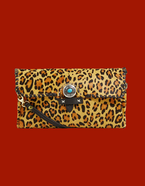 World Family Ibiza Alok Leopard Wallet, , large