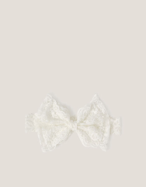 Bow Lace Bando Headband, , large