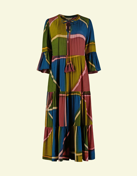 East Lailah Hand-Painted Dress Multi, Multi (MULTI), large