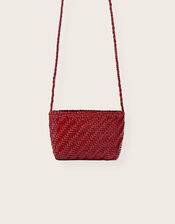 Ellyla Sia Woven Leather Crossbody Bag, , large