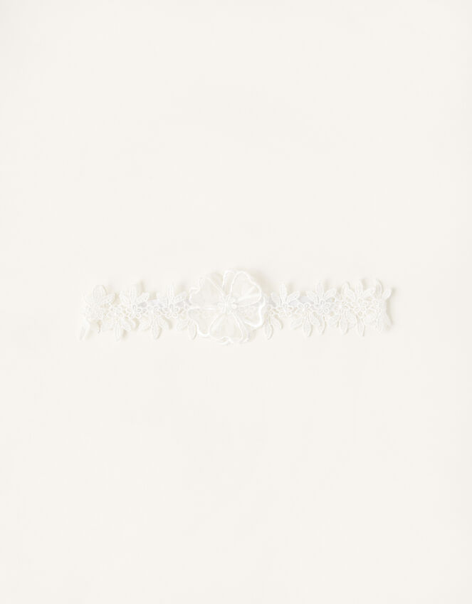 Baby Lace Bando and Socks Set, Ivory (IVORY), large