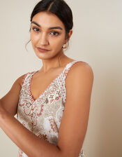 Miriam Print Dress in LENZING™ ECOVERO™, Natural (NATURAL), large
