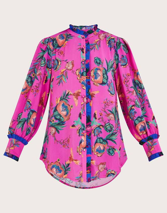 Jordann Floral Print Blouse, Pink (PINK), large