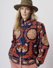 Moliin Claudia Embroidered Velvet Jacket, Multi (MULTI), large