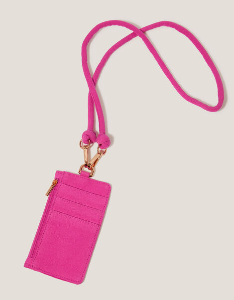 Card Holder Lanyard, Pink (PINK), large
