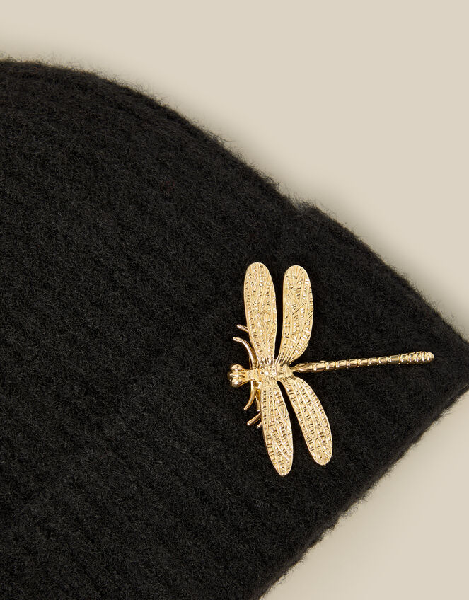 Becky Brooch Beanie Hat, , large